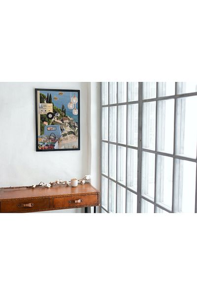Arthopia Vision Board 4 Manifest Pinterest Αφίσα με κορνίζα Υψηλής ποιότητας διακοσμητικό σχέδιο ζωγραφικής