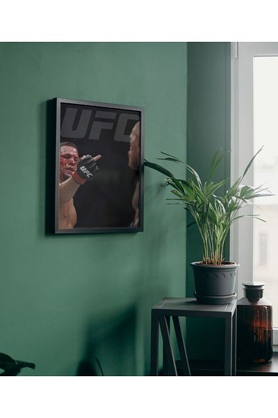 Arthopia Πίνακας υψηλής ποιότητας σχεδίου Nate Diaz Vs Conor Mcgregor Ufc με πλαίσιο αφίσας