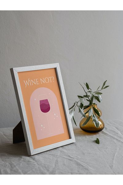 Arthopia Pinterest Wine Σημείωση; Πίνακας υψηλής ποιότητας σχεδίου με πλαίσιο αφίσας