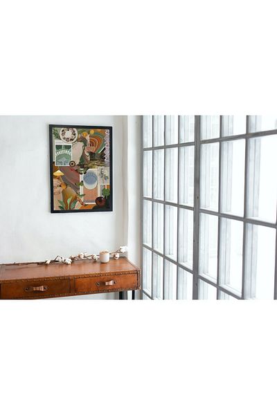 Arthopia Vision Board 2 Manifest Pinterest Αφίσα με κορνίζα Υψηλής ποιότητας διακοσμητικό σχέδιο ζωγραφικής
