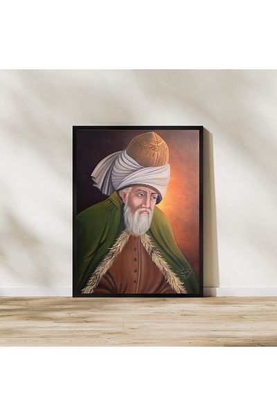 Arthopia Διακοσμητική αφίσα Mevlana Hazretleri με κορνίζα υψηλής ποιότητας σχεδίασης