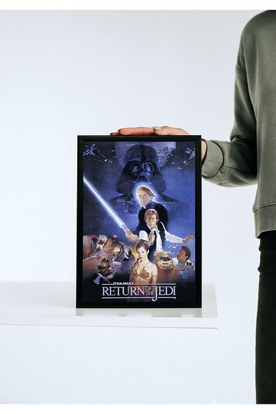 Arthopia Διακόσμηση ταινίας Star Wars με κορνίζα με σχέδιο αφίσας