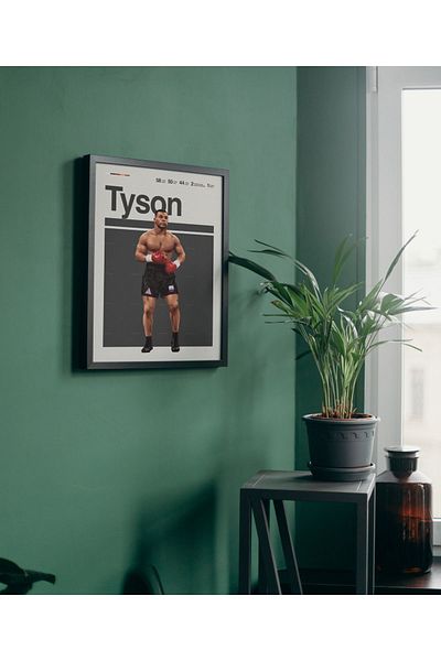 Arthopia Μποξ Mike Tyson με κορνίζα υψηλής ποιότητας σχεδίασης