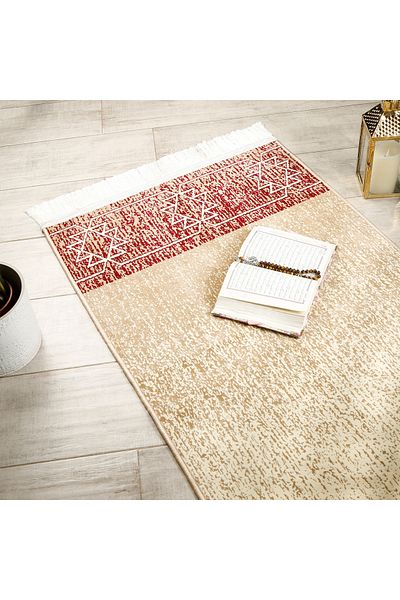 Segadty Suhan Prayer Mat from Sajjati, Seats 5, Ideal for Home, Travel or Mosque, 250 x 110 cm