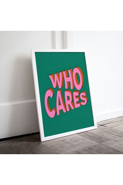 Arthopia Who Cares Pinterest Διακοσμητικό δώρο Αφίσα Πίνακας καλλιτεχνικού σχεδιασμού με κορνίζα