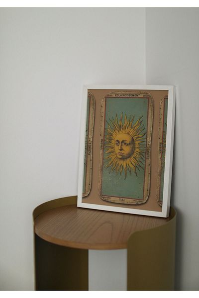Arthopia Κάρτα Ταρώ The Sun Sun Pinterest Διακοσμητική αφίσα με κορνίζα Υψηλής ποιότητας σχεδιασμός ζωγραφικής