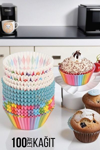 Transformacion Muffin Mold - Muffin Paper - Muffin Cake Mold 100 Pieces