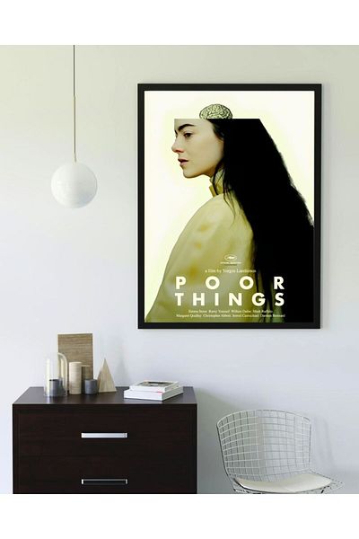 Arthopia Poor Things 1 Αφίσα ταινίας ταινίας Pinterest Δώρο αφίσα με κορνίζα ζωγραφική καλλιτεχνική σχεδίαση