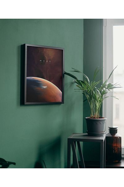 Arthopia Mars Planets Space The Space Pinterest Αφίσα με κορνίζα Υψηλής ποιότητας διακοσμητικό σχέδιο ζωγραφικής