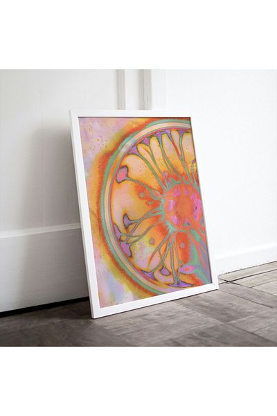 Arthopia Pinterest Visual Abstract Art Ακρυλικό 1 Αφίσα Πίνακας Καλλιτεχνικού Σχεδιασμού με κορνίζα
