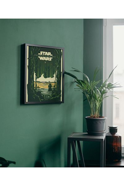 Arthopia Διακόσμηση ταινίας Star Wars με κορνίζα με σχέδιο αφίσας