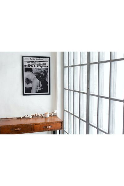 Arthopia Disco Tequila New York Times Πίνακας σχεδίασης διακόσμησης υψηλής ποιότητας με πλαίσιο αφίσας