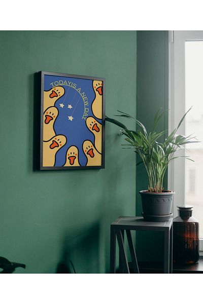 Arthopia Cute Chicks Motivation Pinterest Αφίσα με κορνίζα Υψηλής ποιότητας διακοσμητικό σχέδιο ζωγραφικής