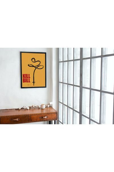 Arthopia Kill Bill Ταινία Ταινίας Αφίσα Pinterest Αφίσα με κορνίζα Υψηλής ποιότητας διακοσμητικό σχέδιο ζωγραφικής