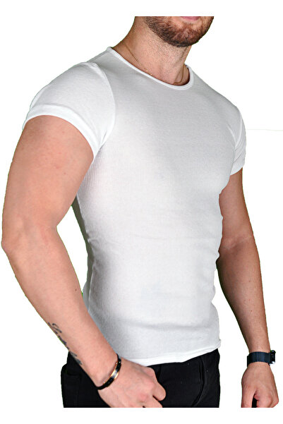 ixir Tricou bărbătesc Lycra alb