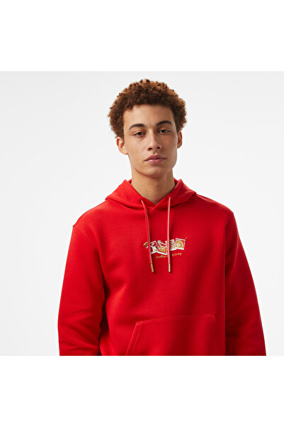 Anta Cny Good Luck Men's Red Hoodie