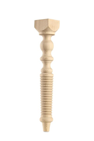 Salkım Ahşap Kayın Sehpa Ayağı / ST1060