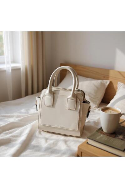 ZİVORA Women's Box Model Stylish Mini Hand and Shoulder Bag with Zipper Closu...