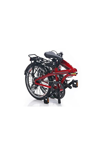 Carraro Flexi 108 20 Jant 8 Vites Katlanabilir Bisiklet Haki, Siyah, Turuncu