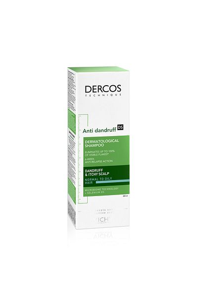Vichy Șampon anti-mătreață Dercos pentru păr normal și gras, șampon, 200 ml