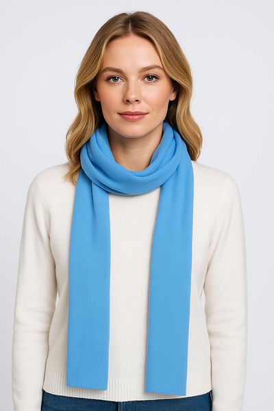 Sebir Moda Single Color Classic Scarf Set