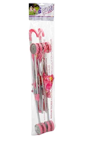 Sunman SEÇTİM ALDIM SUNMAN THE STROLLER BEBEK ARABASI BASTON PUSET METAL KATLANIR ÇİLEK DESENLİ 4 TEKER 3+