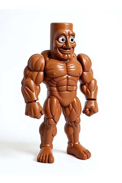 Suelo Butik Kaslı Eklemleri Hareketli Tung Tung Tung Sahur Brainrot 15 cm Karakter Figür Oyuncak