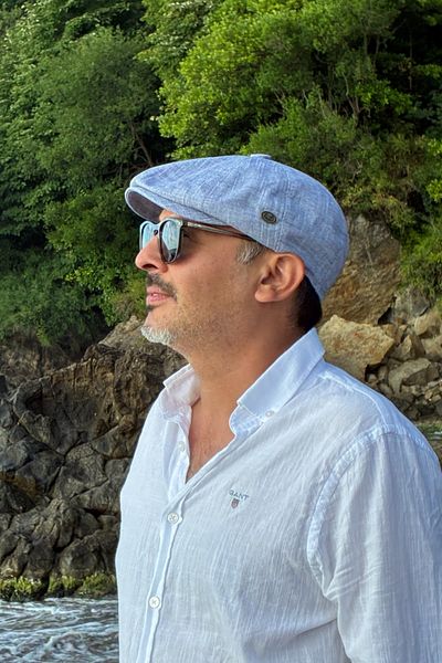 Göreme Aksesuar Summer Loose British Cap 8 Piece Loose Cap Cotton Cap