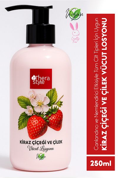 Thera Style Cherry Blossom & Strawberry Moisturizing Body Lotion 250ml