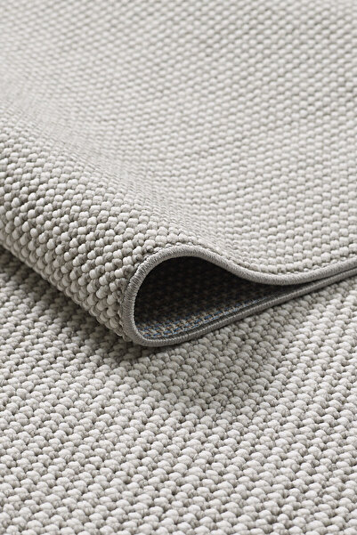 vinosahome Yumuşak Bukleli Gri Krem Halı Salon Mutfak Yolluk Antre Balkon Oturma Çocuk Yatak Odası Halısı Kilim