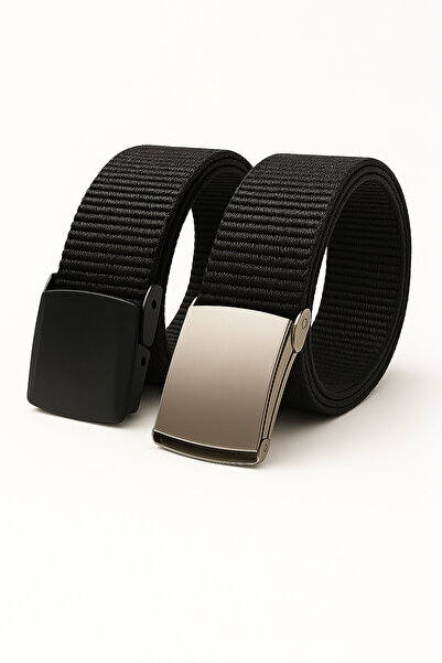 Çantachım Men's Belt Plastic and Metal Buckle Tactical Sports