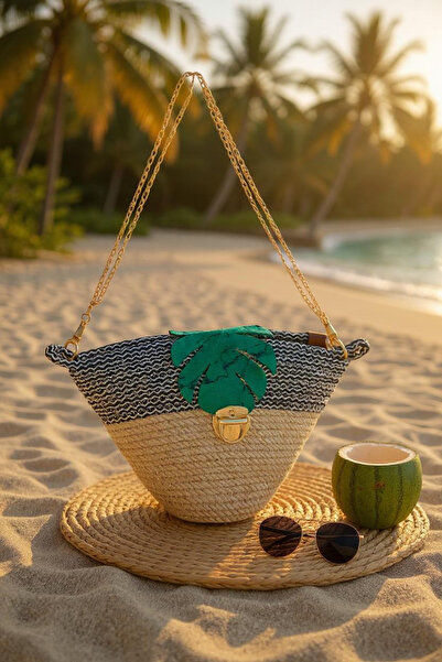 Handmade Wicker Bag with Lid