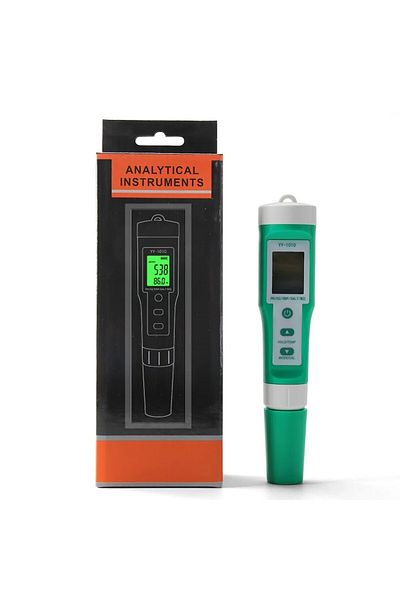 yieryi 0.1 Yy-1010 Tds Ec Ph Salinity Meter Orp H2 S.g Temp Water Quality Monitor Solution Fertilize