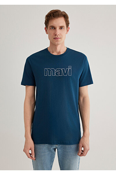 Mavi Τυπωμένο λογότυπο T-Shirt Slim Fit / Slim Fit 065781-70764