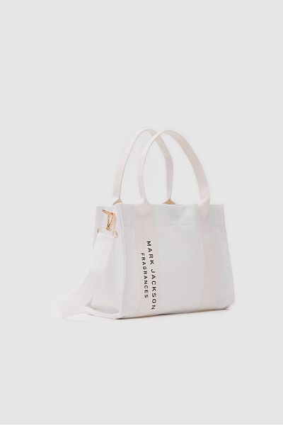 Shule Bags Geantă albă Luka Canvas Crossbody
