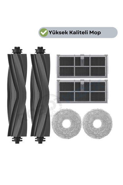 robotyedek Dreame L10S Pro Ultra Heat (RLL82CE) Perie de cauciuc Filtru Hepa ...