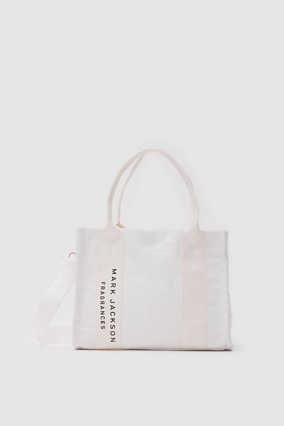 Shule Bags Geantă albă Luka Canvas Crossbody