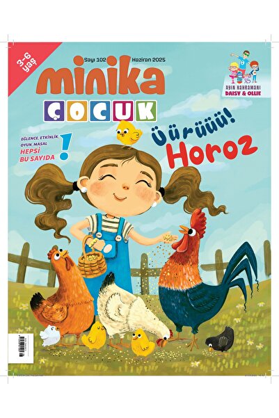 Turkuvaz Dergi Minika Çocuk Dergi Haziran 2025 (3-6 yaş)