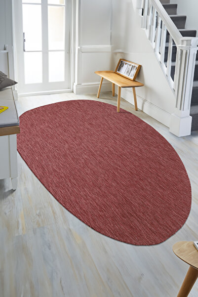 Konfor Halı Konfor Halı Tema 9039 Bordo Sisal Hasır İç Dış Mekan Kilim Dekora...