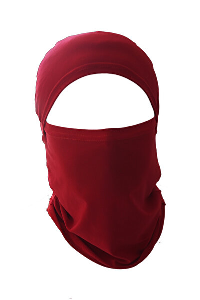 Mrey Summer Red Sun and Wind Mask Thin Lightweight Snow Mask Balaclava Biker Helmet Neck Collar Beanie