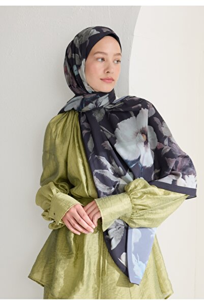 Fresh شال منقوش ناعم للحديقة - بني مرير