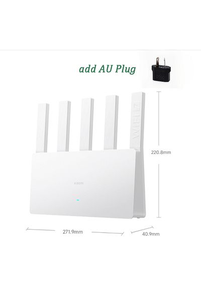 Xiaomi Add Au Adapter Router Be5000 Wifi 7 5011mbps 2.4g/2.5ghz Network Port 512mb Memory Dual Broad