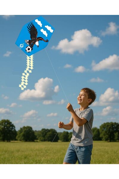 ARIK Beşiktaşlı Uçurtma / Kartal Figürlü Uçurtma / Taraftar Uçutma / Futbollu...