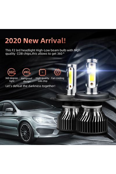 Choice 30000lm H4/9003/hb2 Hi/lo 6000k White 30000lm 200w H1 H7 H11 9005 9006 H4 9004 9007 H13 Led Headligh