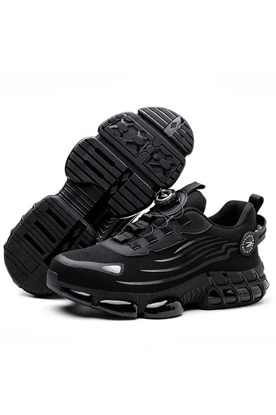 Choice 44 266black Men's steel head safety shoes smash-proof button-proof work shoes Factory construction o