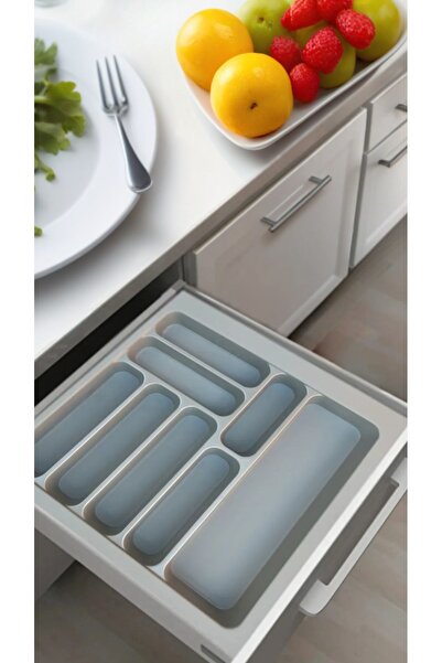 Tempo Gray Color Drawer Spoon Holder Ladle 42X49 cm (Can Be Cut up to 36X40 D...