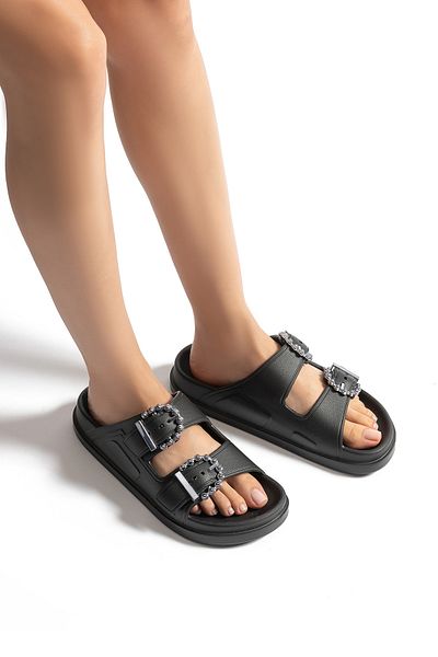 Twigy Zanita Women's Slippers Black 36/41