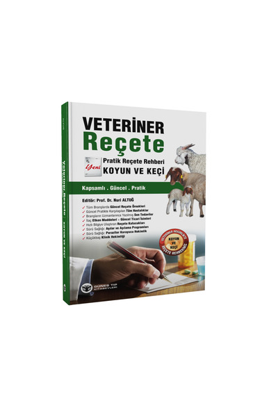 Güneş Tıp Kitabevleri Veteriner Reçete Koyun ve Keçi
