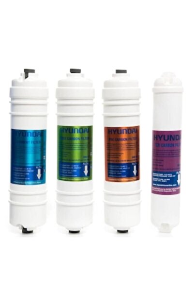 Hyundai ORJINAL NSF BELGELİ 4'LÜ SU ARITMA FİLTRE TAKIMI