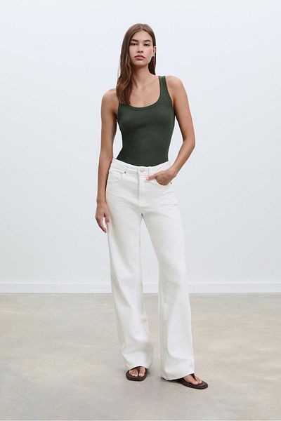 Stradivarius D92 straight wide jeans